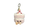 Llavero de Peluche Pastel con Velita Color Rosa