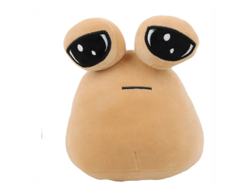 Peluche Pou Bebe color con ojos saltones cafe Tweezer