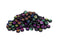 Cuenta Acrilico Letras Circulo Negro Corazon Neon Rainbow 7 mm