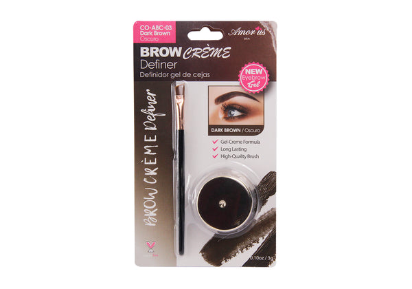 Amor Us Gel para Cejas con Brocha Oscuro