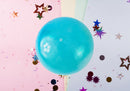 Squeeze Ball con Slime and Glitter 10 cm Azul