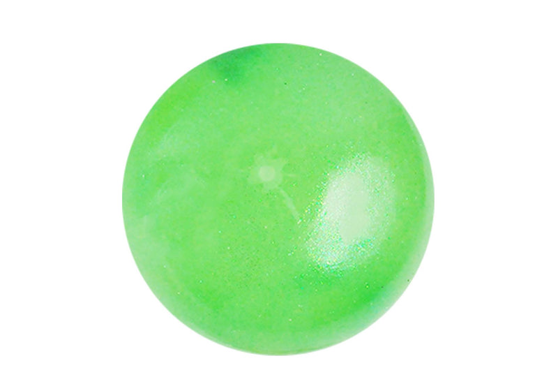 Squeeze Ball con Slime and Glitter 10 cm Verde