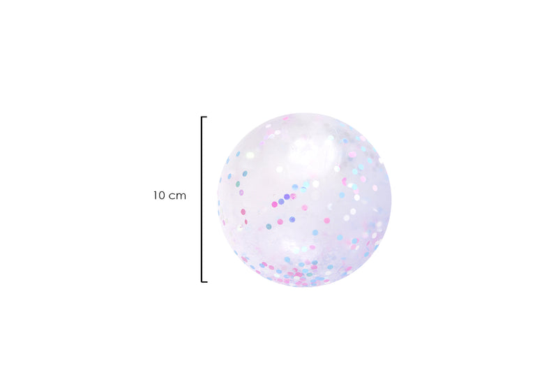Squeeze Ball Slime Glitter AB Lila 10 cm