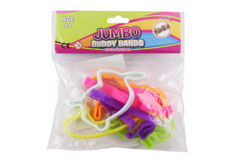 Buddy Bands Jumbo (set de 6 piezas multicolor)