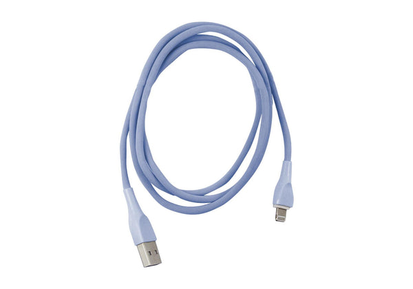 Cable USB para Iphone Celeste
