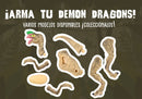 Coleccionable Demon Dragons Eggs Armable MIX