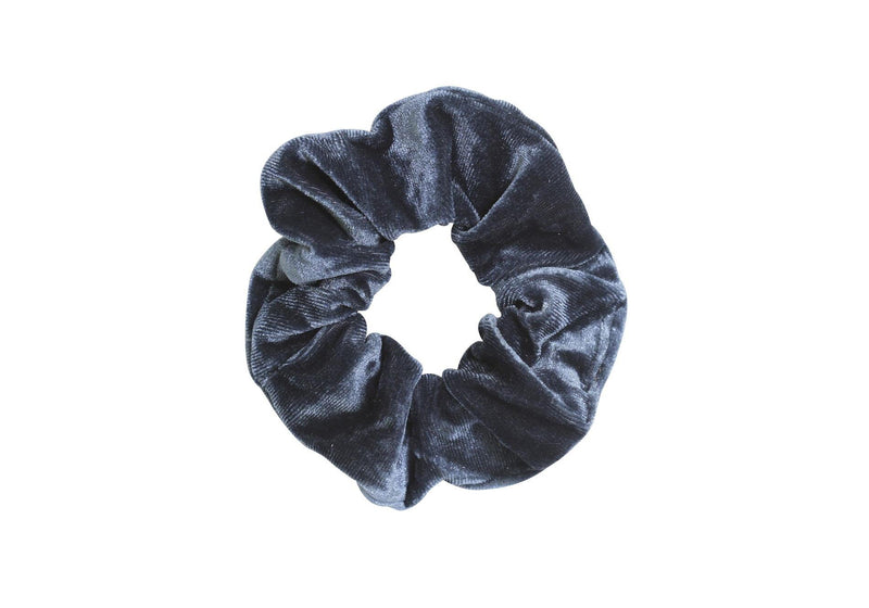 Scrunchie Terciopelo VSCO Azul