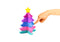 Pop It Pino de Navidad Armable 3D Colores Pastel Jumbo