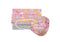 Cubrebocas 3 Capas de Sellado Ultrasonico Plisado Adulto Fondo Rosa Conejos 10 Piezas