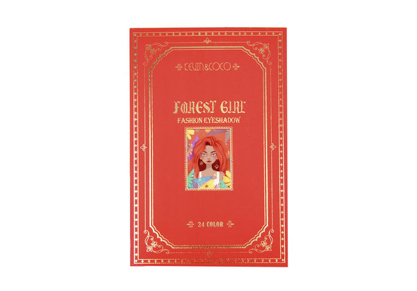 Paleta de Sombras Libro Rojo Forest Girl Fashion Eyeshadow 24 Colores